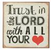 Magnet 7x7cm Trust In The Lord